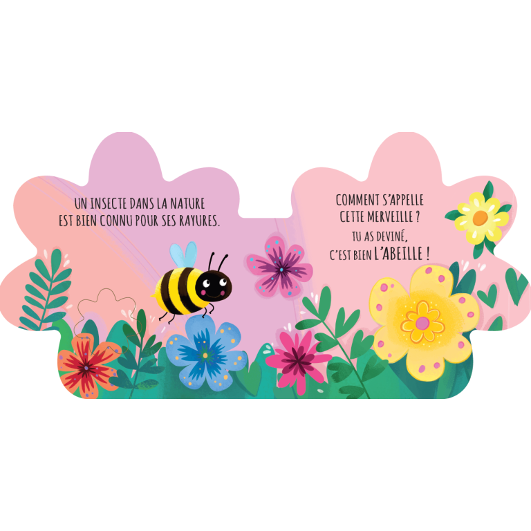 Livres en forme. Mon amie l'abeille