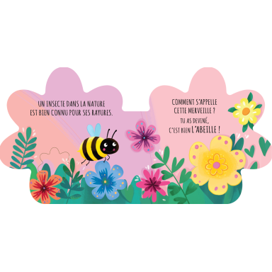 Livres en forme. Mon amie l'abeille
