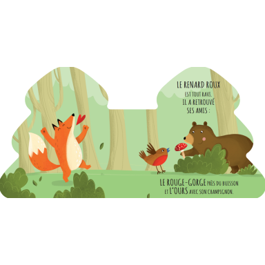 Livres en forme. Les amis de la forêt