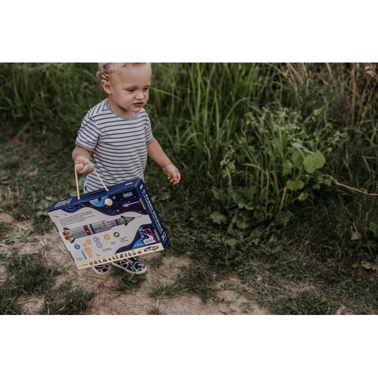 La fusée spatiale 3D e la conquête de l'espace