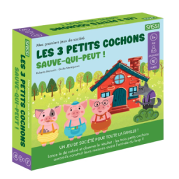 Mes premiers jeux de société. Les 3 petits cochons. Sauve-qui-peut !