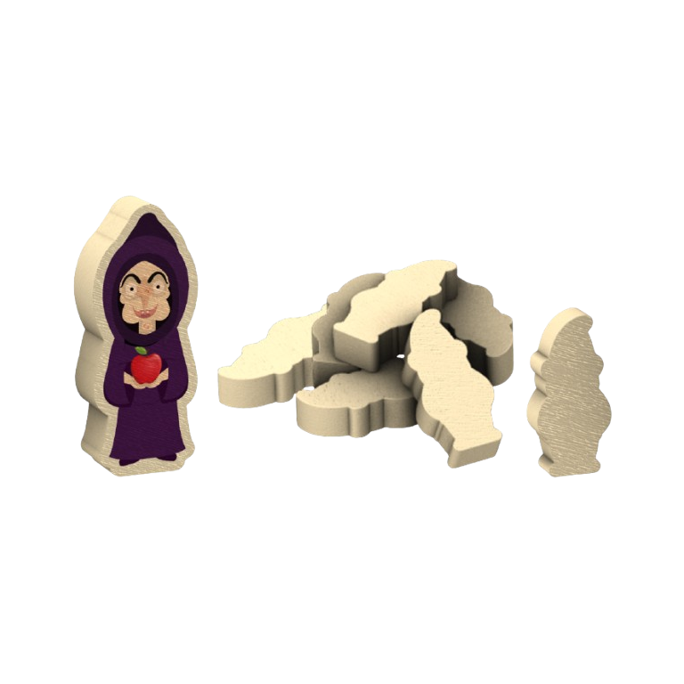 Mes premiers jeux de société. Blanche-Neige et les sept nains. Attention à la reine !