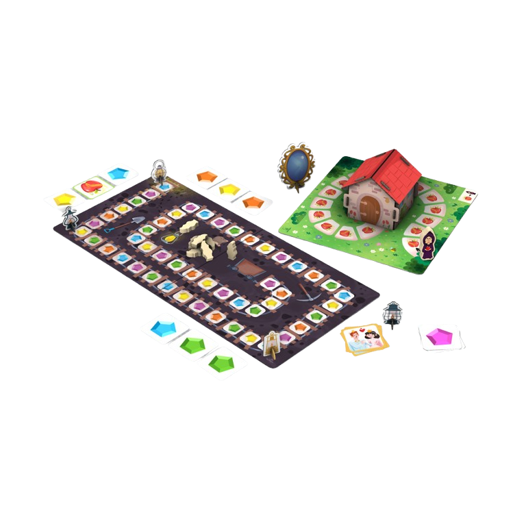 Mes premiers jeux de société. Blanche-Neige et les sept nains. Attention à la reine !