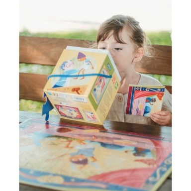 Puzzle et livre. Pinocchio