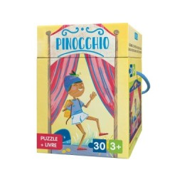 Puzzle et livre. Pinocchio