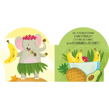 Livres en forme. Les fruits