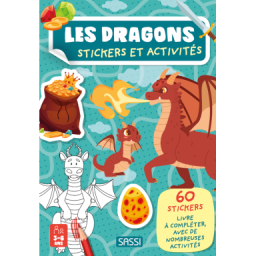 Stickers et activités. Le dragons