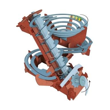 Les machines de Léonard De Vinci. Sur les traches de Archimède