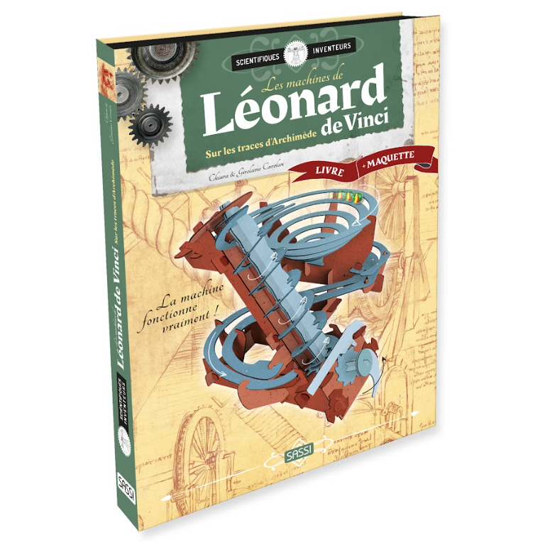 Les machines de Léonard De Vinci. Sur les traches de Archimède