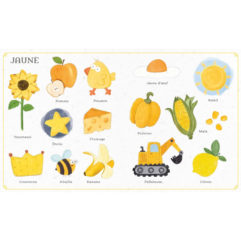 Mon imagier. Les couleurs