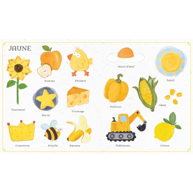 Mon imagier. Les couleurs