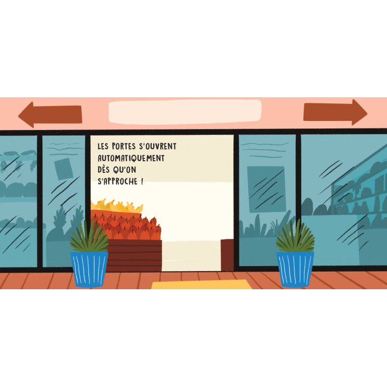 Douces histoires sonores. Les courses