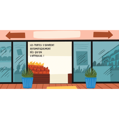 Douces histoires sonores. Les courses