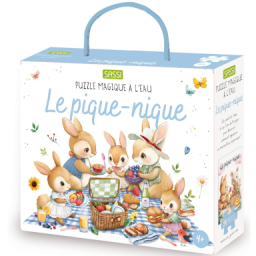 Magique puzzle à l'eau. Le pique-nique