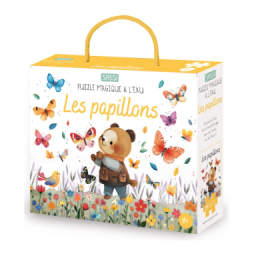 Puzzle magique à l'eau. Les papillons