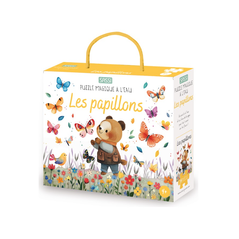Puzzle magique à l'eau. Les papillons