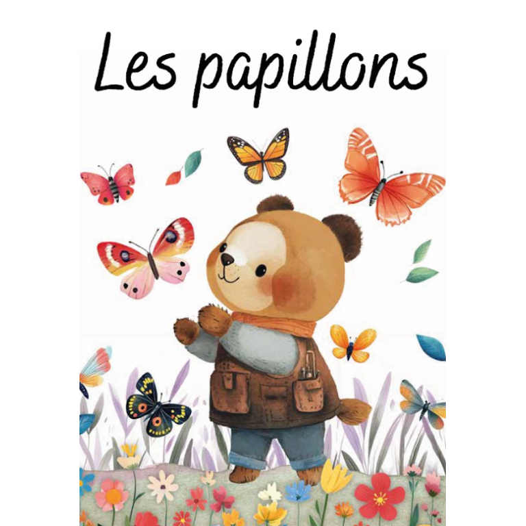 Puzzle magique à l'eau. Les papillons