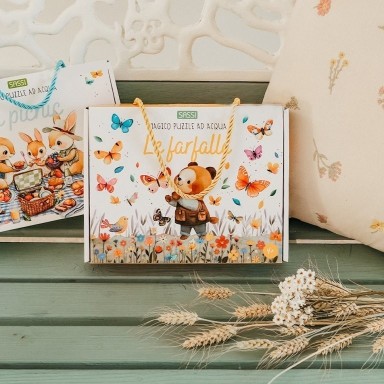 Puzzle magique à l'eau. Les papillons