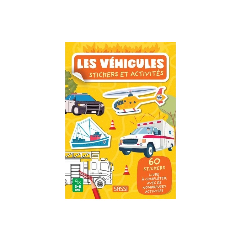Stickers et activités. Les véhicules