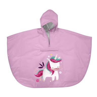 Kids Rain Poncho - Sparkly the Unicorn