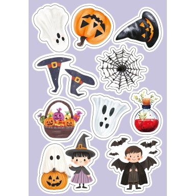 Stickers et Activités. Halloween