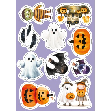 Stickers et Activités. Halloween