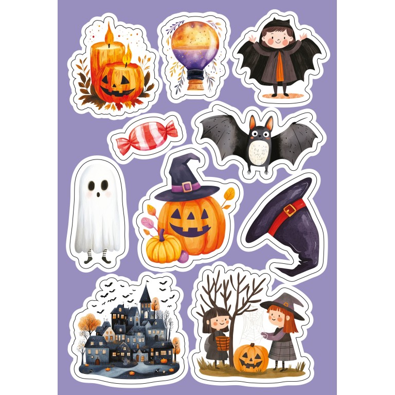 Stickers et Activités. Halloween