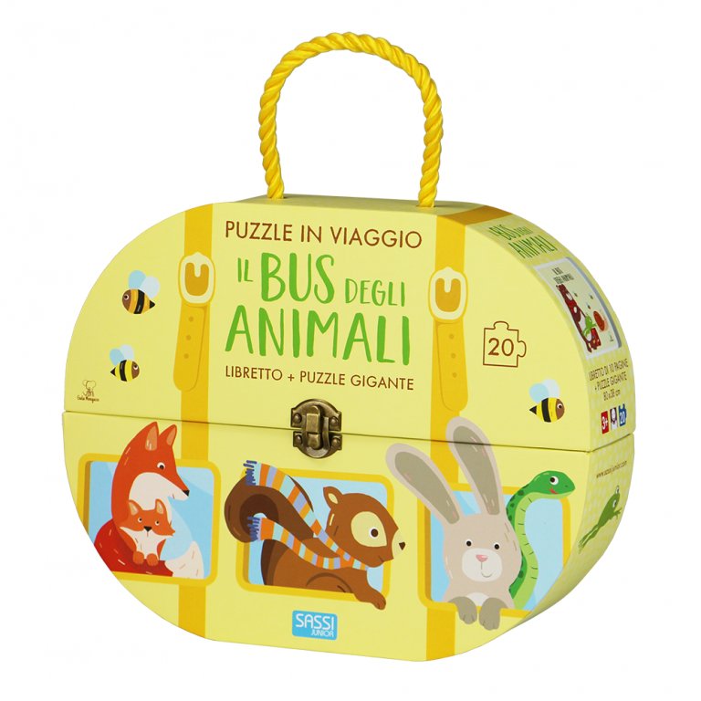 Puzzle in viaggio. Il bus degli animali Puzzle in viaggio. Il bus degli animali