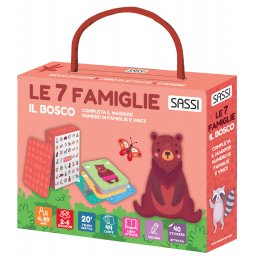 Carte da gioco. Le sette famiglie. Il bosco